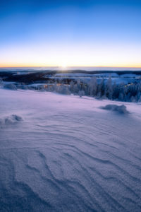 Sunrise on the Fichtelberg Sunrise on the Fichtelberg